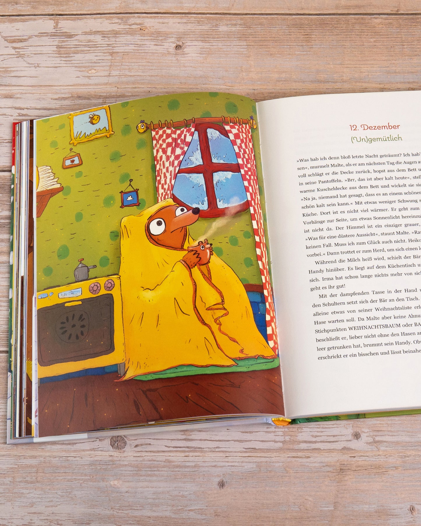 Huch, wer kommt da zu Besuch? – Eine bärige Adventsgeschichte in 24 Kapiteln