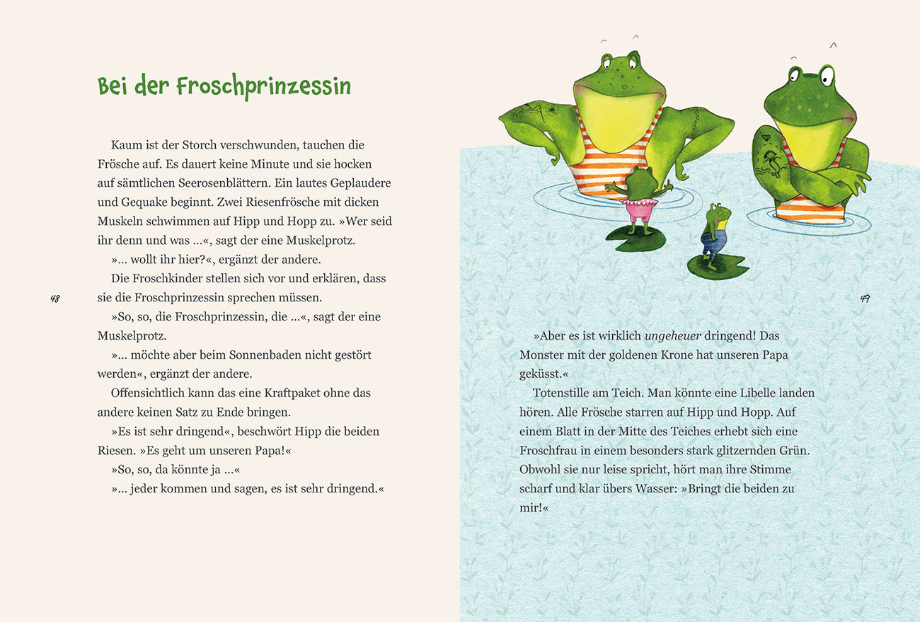 Der Froschkönig – was wirklich geschah: Hipp und Hopp retten Papa Grünsprung