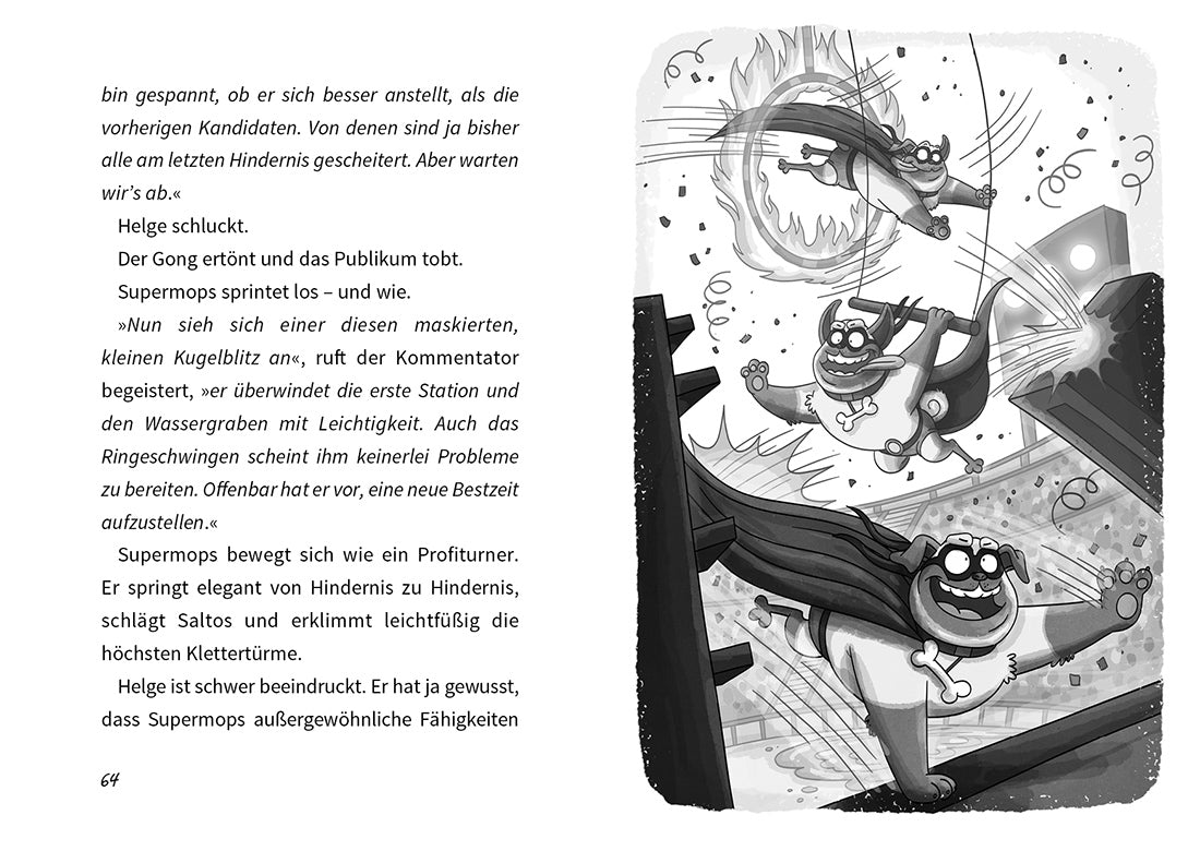 Supermops und der waghalsige Wettstreit