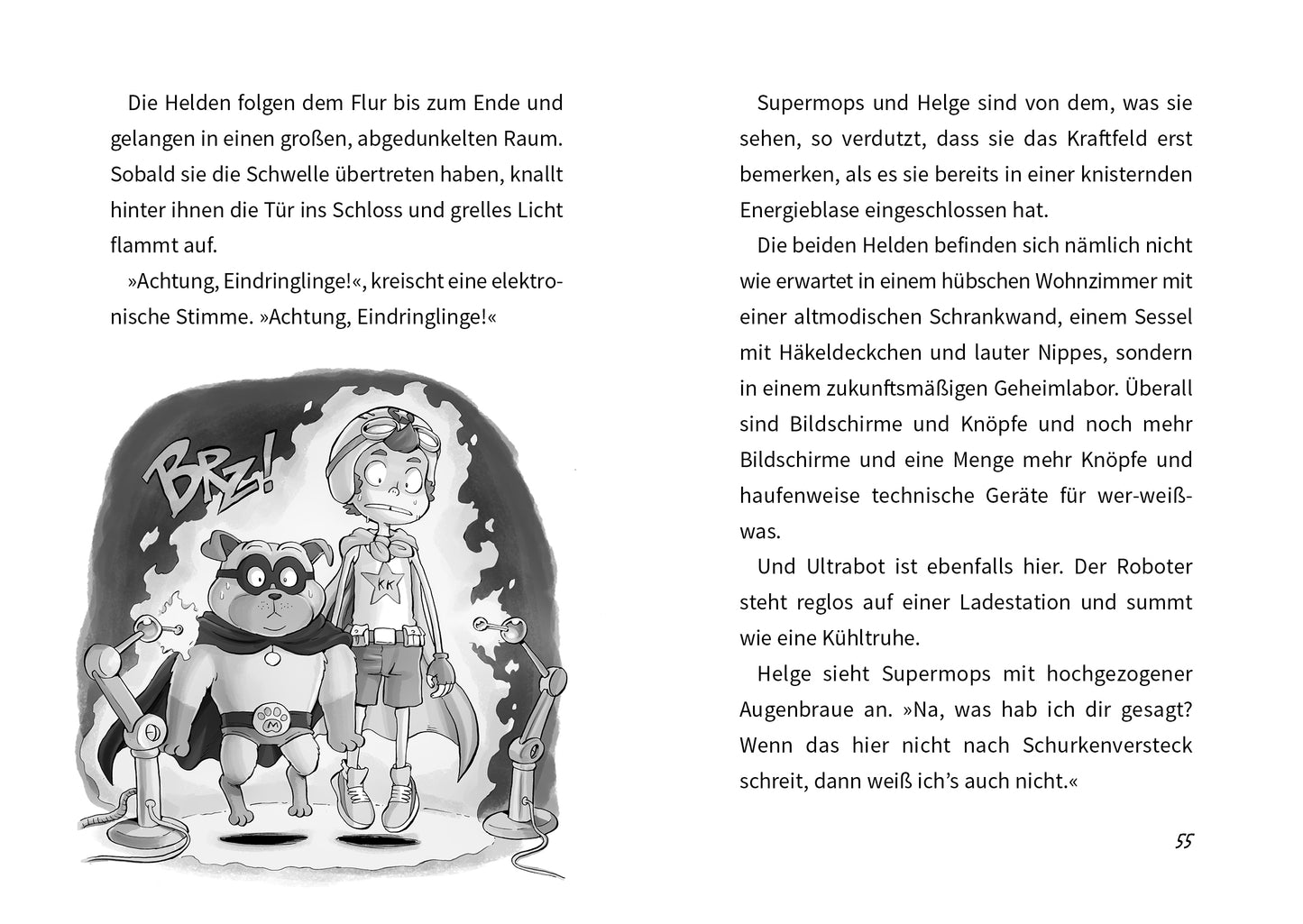 Supermops und der rätselhafte Roboheld
