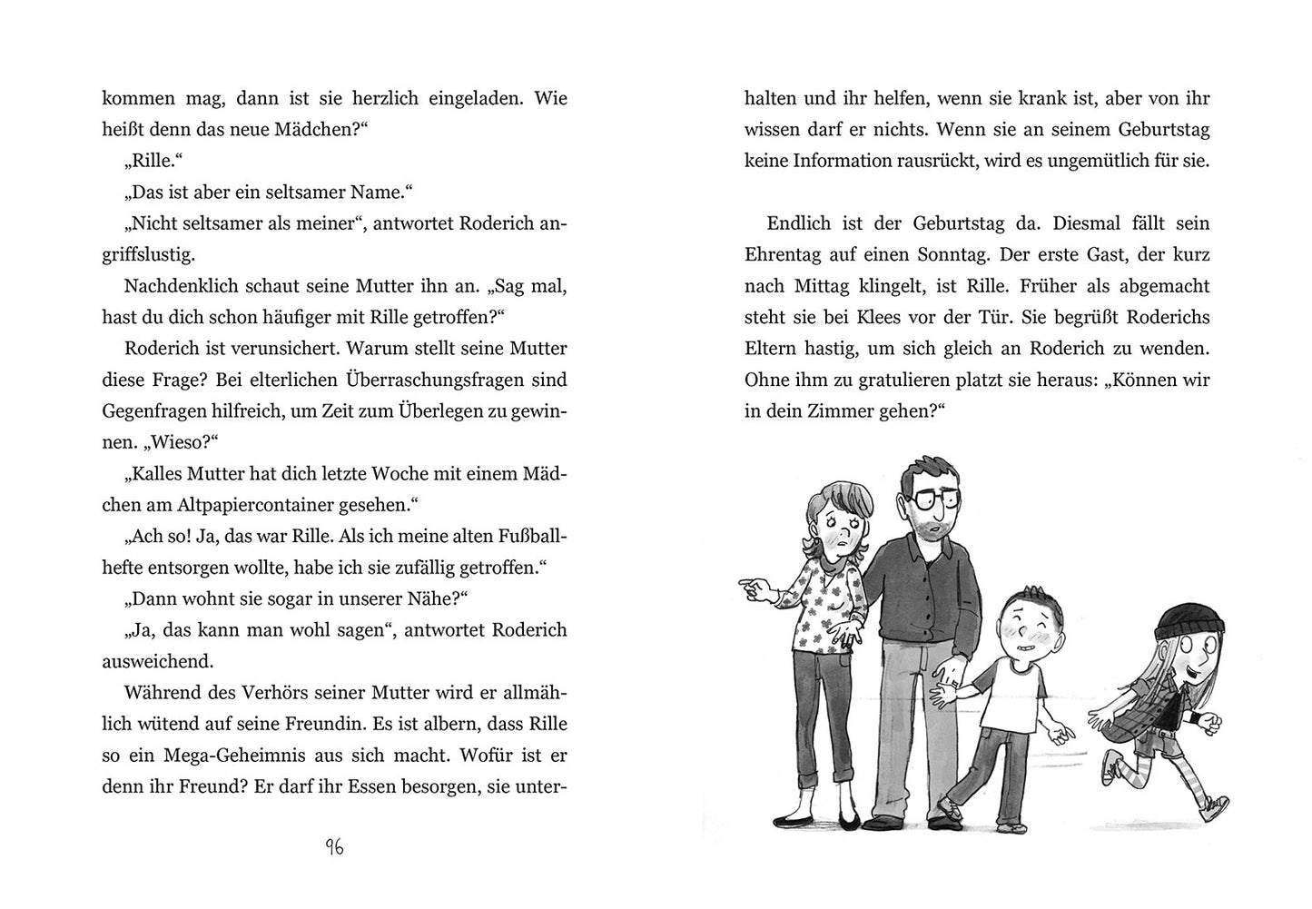 Rille aus dem Luftschacht