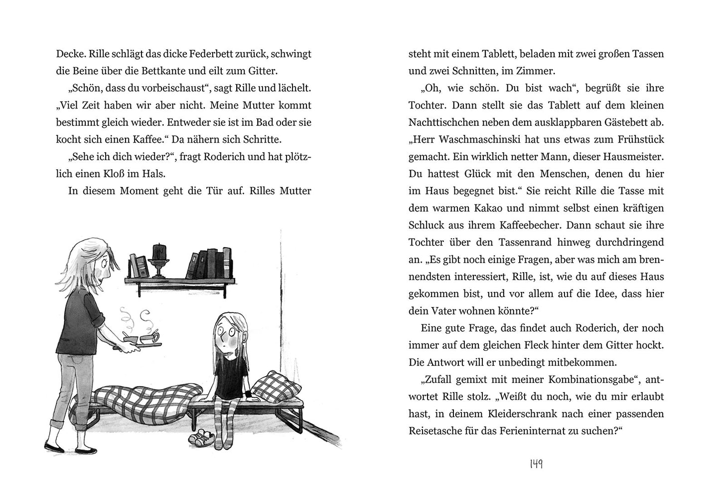 Rille aus dem Luftschacht