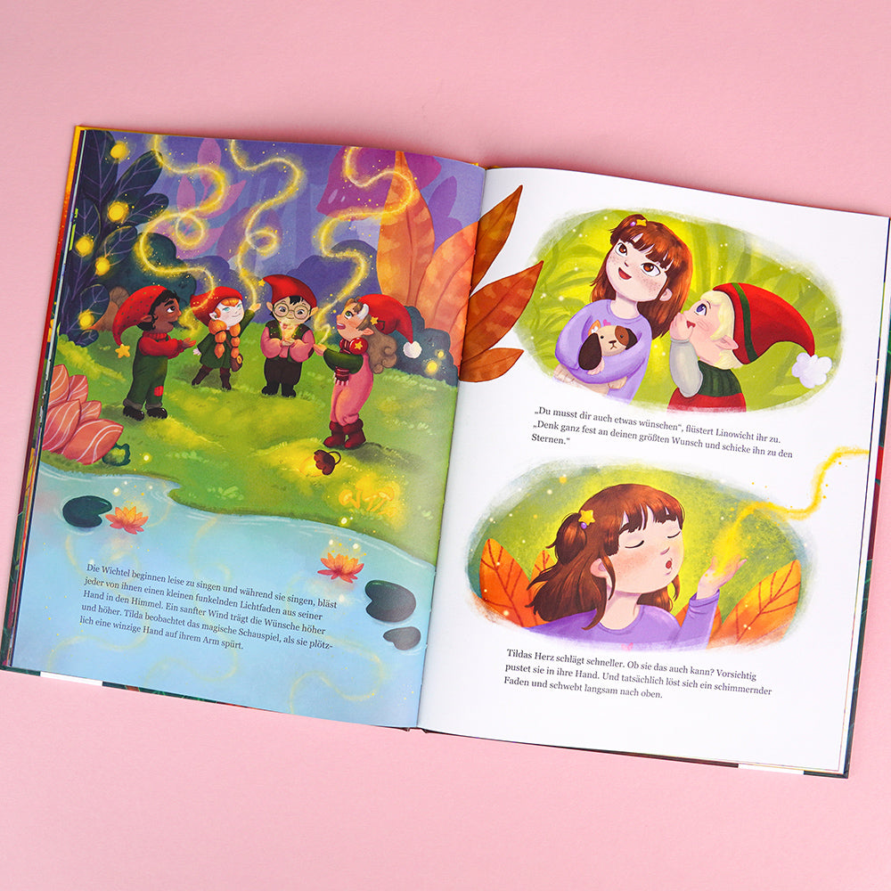 Wichtelzauber im Flaschengarten