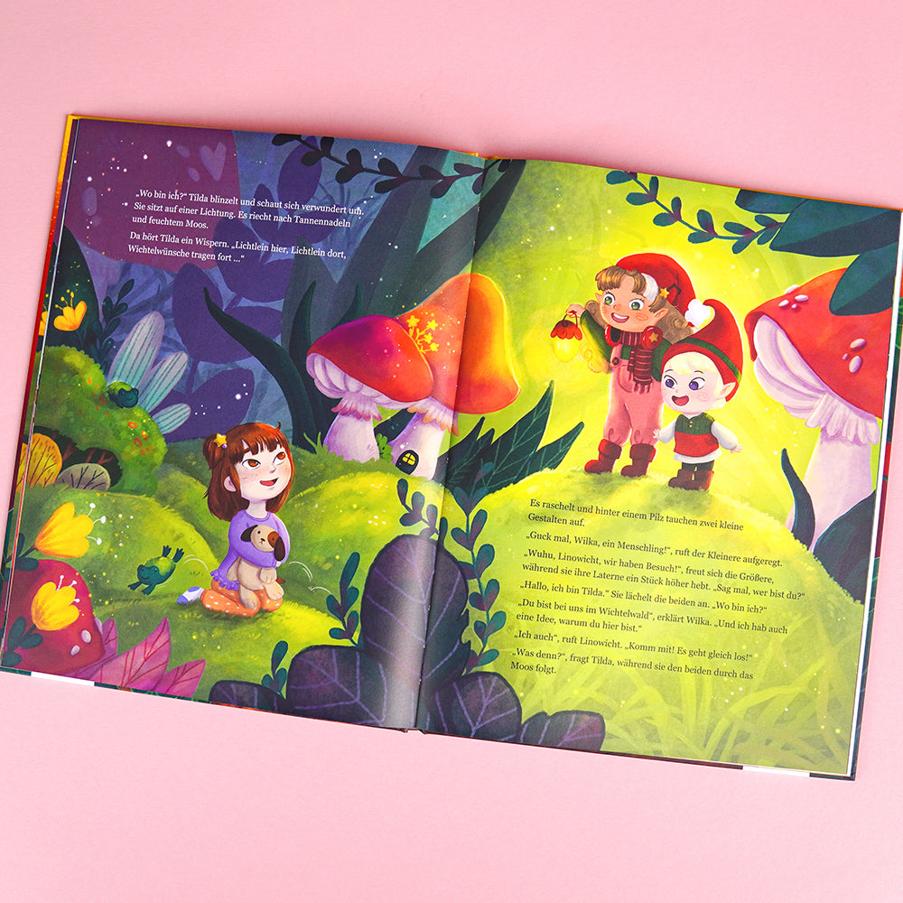 Wichtelzauber im Flaschengarten